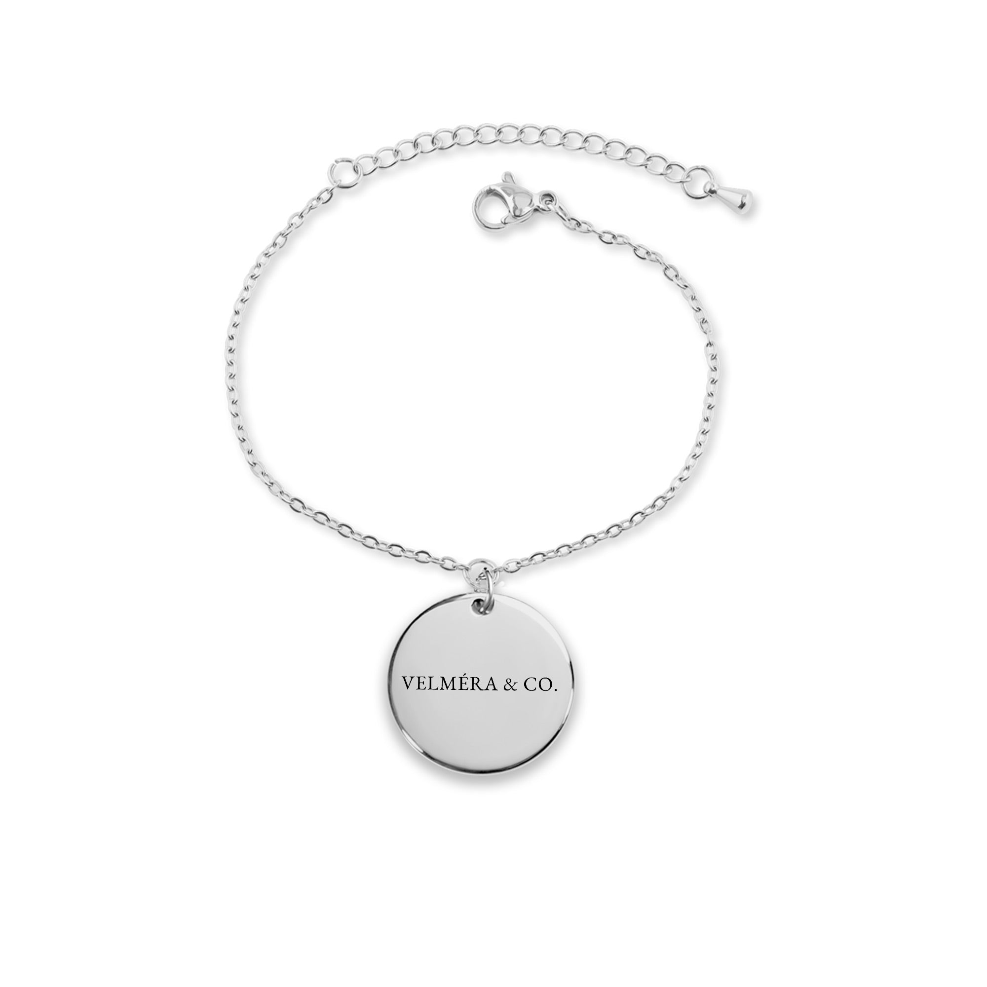 Velméra Medallion Bracelet, Silver Tone